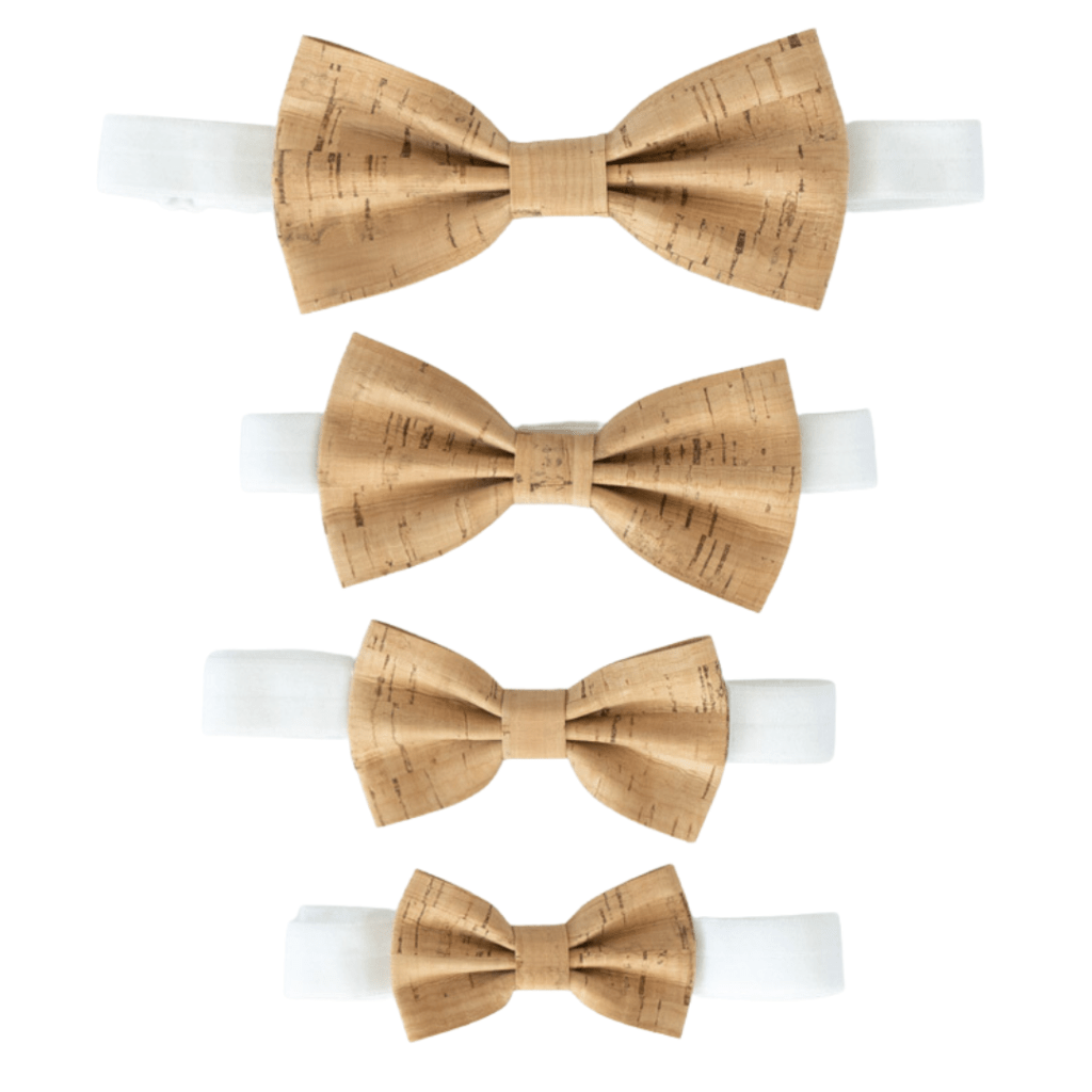 Korkki ja paperinahka rusetit pojille sekä miehille