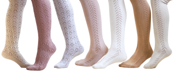 Cóndorin pitsisukkahousut sekä sukkahousut sivupitsillä: laadukkaat juhla-asuun